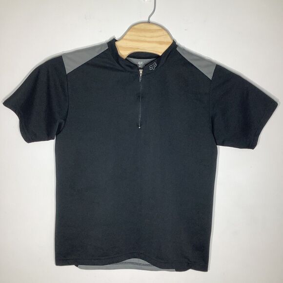 Fox Racing Mens Short Sleeve 1/4 Zip Pullover Shirt Size Medium - Picture 2 of 9